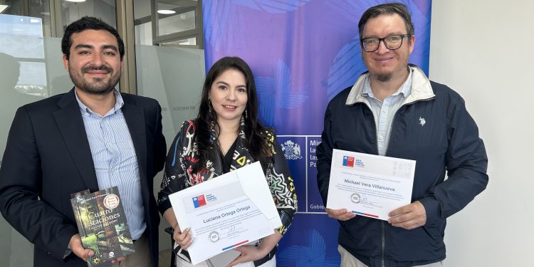 Profesora sancarlina y escritor chillanejo reciben reconocimiento internacional